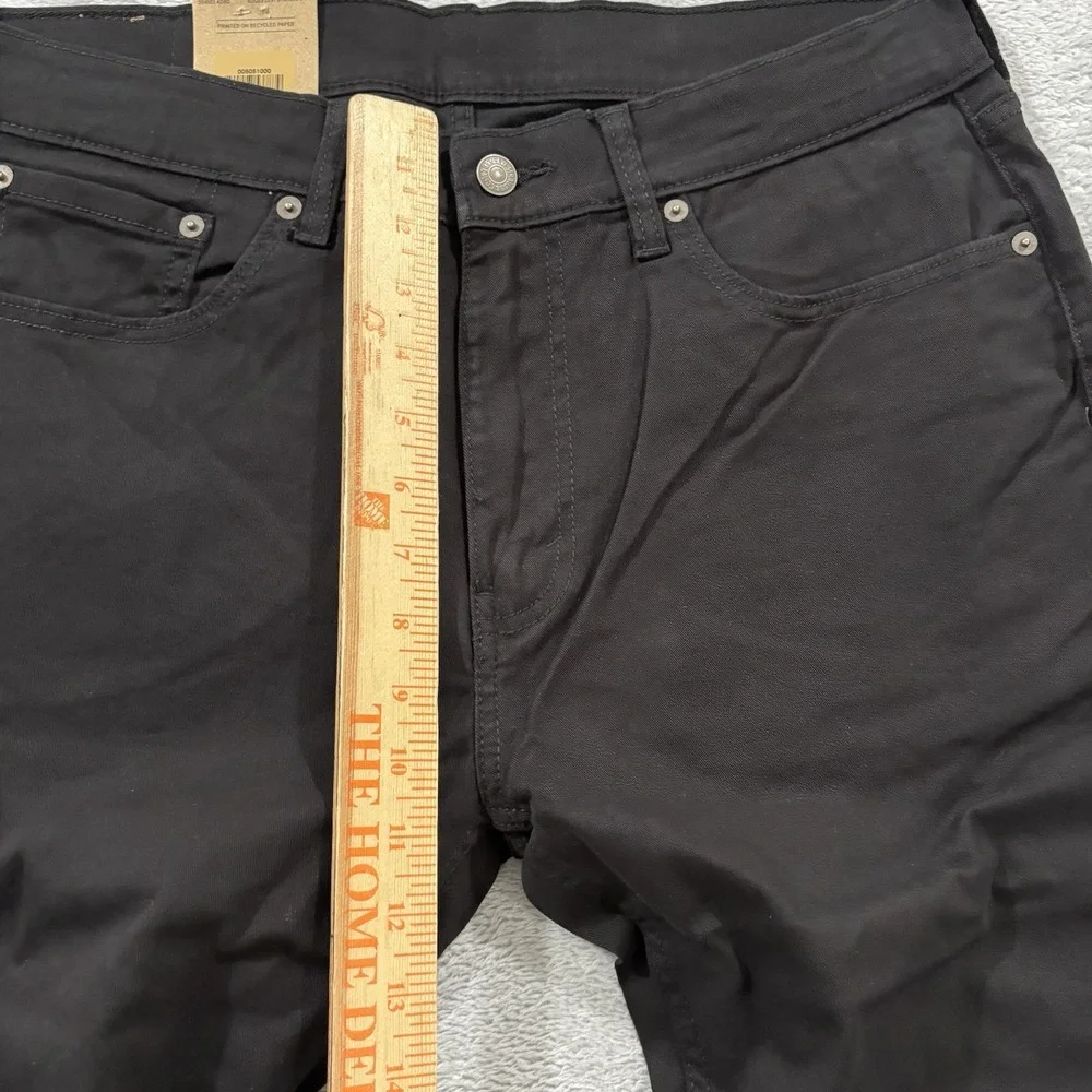 Levi's 505 Jeans Mens 32x30 Straight Mid Rise Premium Soft Twill Normcore Black